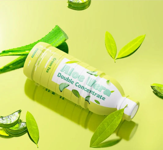Aloe Vera jus et pulpe avec Thé Vert - 675 ml