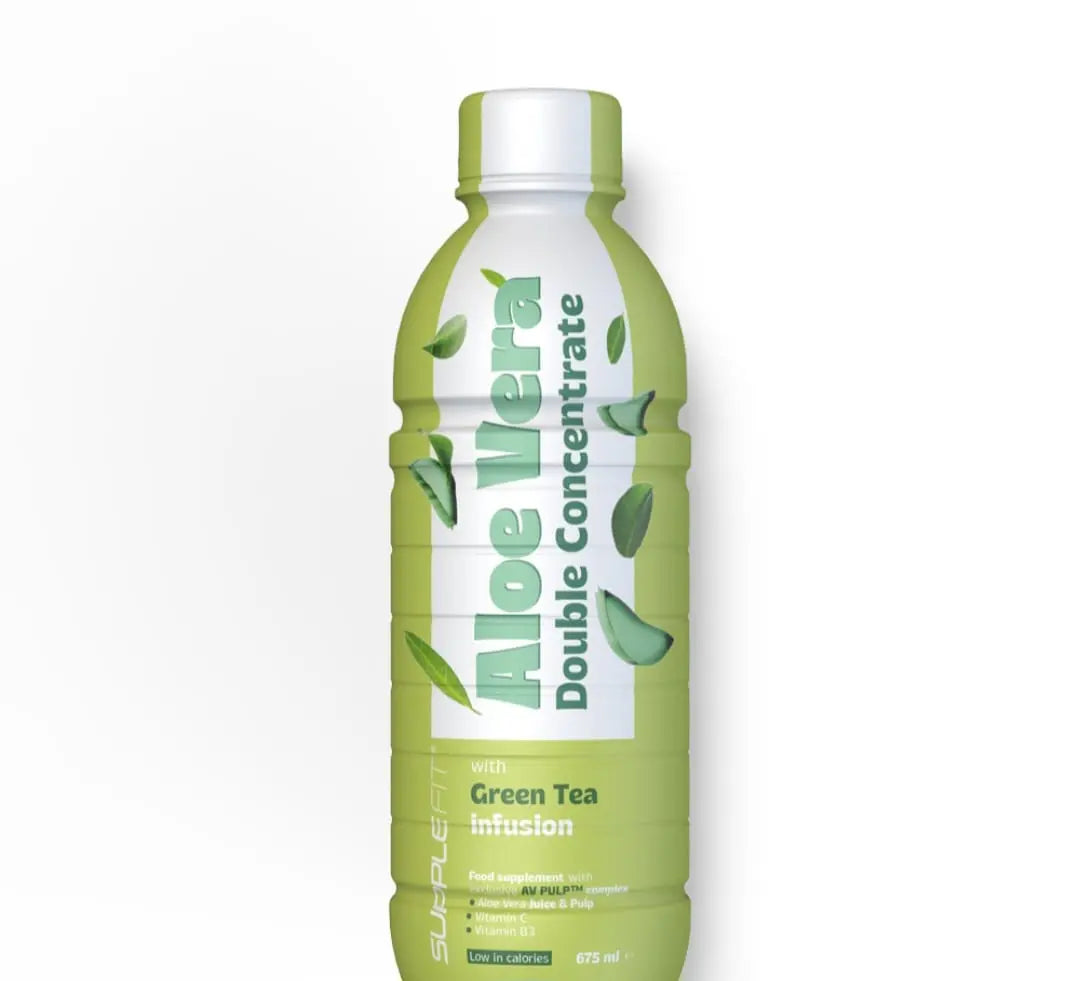 Aloe Vera jus et pulpe avec Thé Vert - 675 ml
